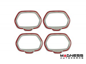 Jeep Renegade Speaker Frame Trim Set - Silver (2015-2024) Jeep Renegade Speaker Frame Trim Set - Silver (2015-2024)